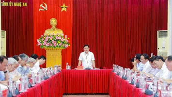 Tổ tư vấn kinh tế - xã hội góp ý xây dựng báo cáo tổng kết 10 năm thực hiện Nghị quyết 26 của Bộ Chính trị về Nghệ An