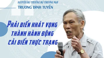 Nguyên Bộ trưởng Trương Đình Tuyển: Phải biến khát vọng thành hành động cải biến thực trạng