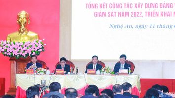 Ban Thường vụ Tỉnh ủy Nghệ An tổ chức tổng kết công tác xây dựng Đảng năm 2022, triển khai nhiệm vụ năm 2023