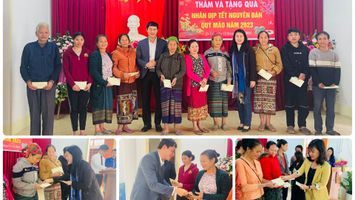 Văn phòng Đoàn ĐBQH và HĐND tỉnh thăm, tặng quà và khảo sát tại xã Na Loi, huyện Kỳ Sơn