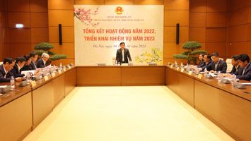 Đoàn đại biểu Quốc hội tỉnh Nghệ An tổng kết năm 2022 và triển khai nhiệm vụ năm 2023