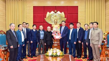 Ủy ban Đoàn kết Công giáo thăm, chúc Tết tỉnh Nghệ An