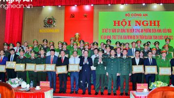 Nghệ An có 4 tập thể, cá nhân được Bộ Công an biểu dương trong xây dựng công an phường điển hình, kiểu mẫu về an ninh, trật tự và văn minh đô thị