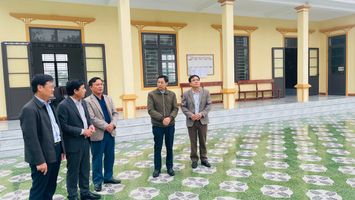 Phó Chủ tịch HĐND tỉnh Nguyễn Như Khôi khảo sát việc tiếp nhận, xử lý và thông tin kết quả giải quyết kiến nghị cử tri tại huyện Yên Thành