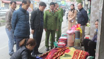 HĐND huyện Quỳnh Lưu giám sát công tác phòng chống tội phạm, đảm bảo an toàn giao thông tại thị trấn Cầu Giát