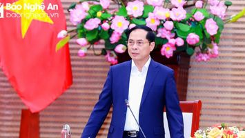 Bộ Ngoại giao làm việc với Ban Thường vụ Tỉnh ủy Nghệ An về công tác hội nhập quốc tế, đối ngoại địa phương