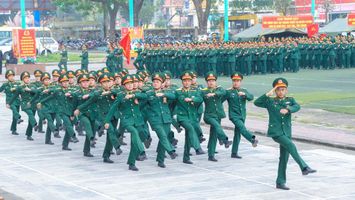 Lực lượng vũ trang tỉnh Nghệ An ra quân huấn luyện năm 2023
