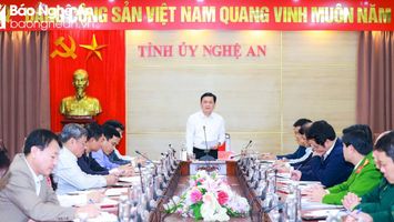 Thường trực Tỉnh ủy Nghệ An giao ban khối Nội chính tháng 2/2023