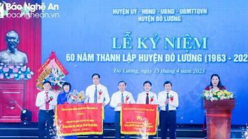 Huyện Đô Lương long trọng kỷ niệm 60 năm ngày thành lập