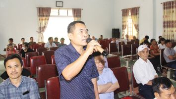 Đại biểu Quốc hội tiếp xúc cử tri huyện Tân Kỳ
