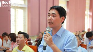 Cử tri thị xã Cửa Lò phản ánh nhiều bất cập của các dự án trên địa bàn