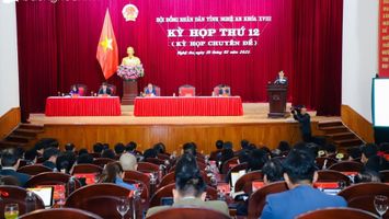 Thường trực HĐND tỉnh Nghệ An triệu tập Kỳ họp thứ 13 HĐND tỉnh