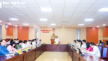 Thường trực HĐND tỉnh Nghệ An họp phiên thường kỳ tháng 4