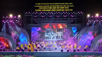 Nghệ An long trọng khai mạc Lễ hội Làng Sen năm 2023
