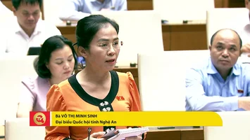 Đại biểu Võ Thị Minh Sinh - Đoàn ĐBQH tỉnh Nghệ An: ứng dụng công nghệ thông tin để đo lường sự hài lòng của cử tri