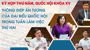 Thông điệp ấn tượng của đại biểu Quốc hội trong tuần làm việc thứ hai