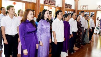 Trang trọng lễ tưởng niệm đồng chí Nguyễn Thị Minh Khai
