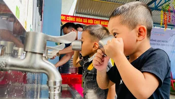Cần quan tâm nước sinh hoạt ở các trường bán trú