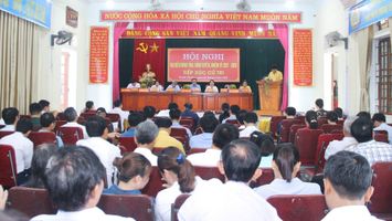 Quan tâm giải quyết các kiến nghị của cử tri và đơn thư của công dân
