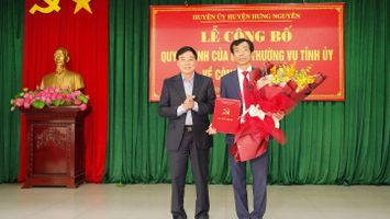 Hưng Nguyên có tân Phó Bí thư Thường trực Huyện uỷ