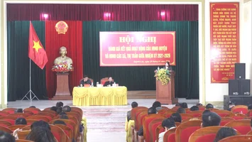 Quỳnh Lưu: Hội nghị đánh giá hoạt động HĐND huyện và HĐND các xã, thị trấn giữa nhiệm kỳ 2021 – 2026