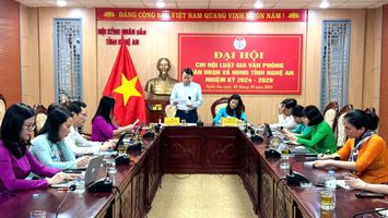 Đại hội Chi hội Luật gia Văn Phòng Đoàn ĐBQH và HĐND tỉnh lần thứ tư nhiệm kỳ 2024 - 2029