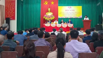 Đại biểu HĐND tỉnh tiếp xúc với cử tri phường Quỳnh Xuân, thị xã Hoàng Mai