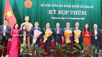 Quỳnh Lưu bầu chủ tịch HĐND và Chủ tịch UBND huyện