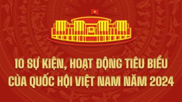 10 sự kiện, hoạt động tiêu biểu của Quốc hội Việt Nam năm 2024