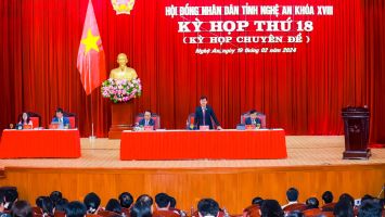 Kỳ họp thứ 18 HĐND tỉnh: Thông qua 06 nghị quyết chuyên đề, góp phần thúc đẩy phát triển kinh tế - xã hội của tỉnh *