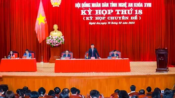 Kỳ họp thứ 18 HĐND tỉnh: Thông qua 06 nghị quyết chuyên đề, góp phần thúc đẩy phát triển kinh tế - xã hội của tỉnh *