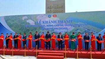 Khánh thành Dự án khôi phục, nâng cấp hệ thống Thủy lợi Bắc Nghệ An (JICA2)