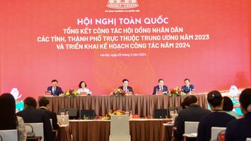 Hội nghị toàn quốc tổng kết công tác HĐND các tỉnh, thành phố năm 2023 và triển khai kế hoạch công tác năm 2024