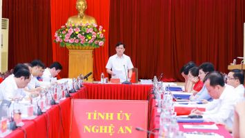 Ban Thường vụ Tỉnh ủy Nghệ An họp phiên thường kỳ tháng 3/2024