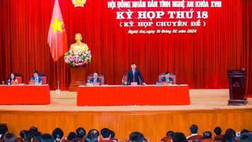 Thường trực HĐND tỉnh Nghệ An thông báo triệu tập kỳ họp chuyên đề