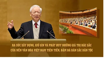 Ra sức xây dựng, giữ gìn và phát huy những giá trị đặc sắc của nền văn hóa Việt Nam tiên tiến, đậm đà bản sắc dân tộc