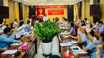 HĐND huyện Diễn Châu: Thông qua nghị quyết sáp nhập 10 đơn vị hành chính cấp xã thành 5 đơn vị hành chính mới