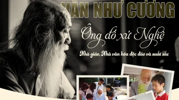 “Ông đồ xứ Nghệ” Văn Như Cương - Nhà giáo, Nhà văn hóa độc đáo và xuất sắc