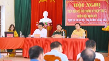 Cử tri Quỳ Châu kiến nghị sớm hoàn thành khu tái định cư cho các hộ dân bị ảnh hưởng bởi Dự án Hồ chứa nước Bản Mồng