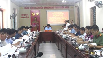 Tổ Đại biểu HĐND tỉnh làm việc với Lãnh đạo huyện Con Cuông trước Kỳ họp thường lệ giữa năm HĐND tỉnh khóa XVIII