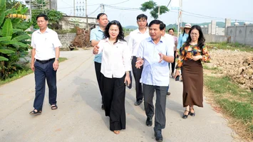 Thường trực HĐND tỉnh giám sát thực hiện Chương trình MTQG xây dựng Nông thôn mới tại Yên Thành