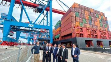 Bí thư Tỉnh ủy Thái Thanh Quý khảo sát, trao đổi kinh nghiệm về phát triển, vận hành cảng tại Hamburg, CHLB Đức