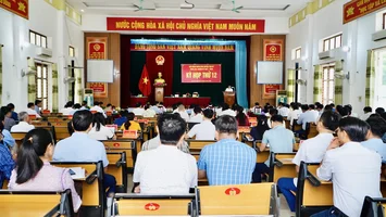 Tân Kỳ tiếp tục đẩy nhanh tiến độ thi công 1 số công trình trọng điểm trên địa bàn