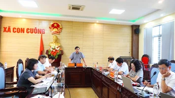 Đoàn giám sát HĐND tỉnh làm việc tại xã Con Cuông về việc giải quyết các kiến nghị của cử tri