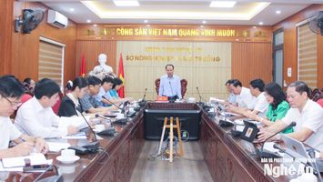 Phó Chủ tịch Thường trực HĐND tỉnh Nghệ An đề nghị tập trung tháo gỡ các vướng mắc để phân bổ và giải ngân nguồn vốn giảm nghèo bền vững