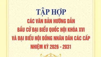 Tập hợp các văn bản hướng dẫn bầu cử Đại biểu Quốc hội khoá XVI và Đại biểu Hội đồng nhân dân các cấp nhiệm kỳ 2026 - 2031