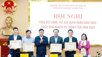 Đảng bộ Đoàn ĐBQH và HĐND tỉnh tổng kết công tác xây dựng Đảng năm 2025, triển khai nhiệm vụ năm 2026