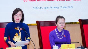 Phát biểu đề dẫn của Lãnh đạo đoàn Đại biểu Quốc hội tỉnh Nghệ An tại Hội thảo “Đoàn Đại biểu Quốc hội tỉnh Nghệ An – 80 năm đồng hành cùng đất nước”