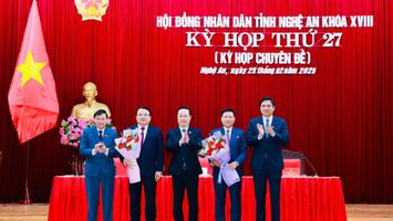 Nghệ An có 2 tân Phó Chủ tịch UBND tỉnh