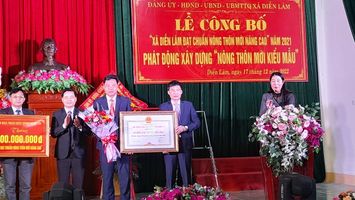 Sở Tài chính trả lời kiến nghị của cử tri huyện Diễn Châu về khen thưởng trong phong trào “Cả nước chung sức xây dựng Nông thôn mới”